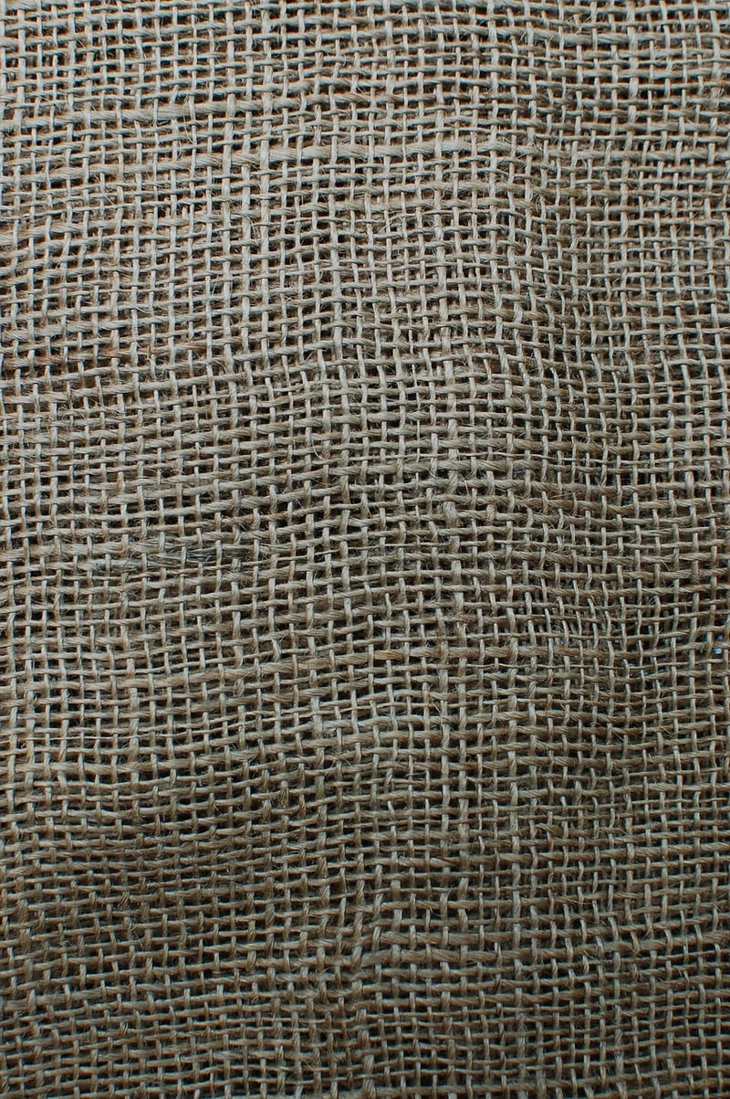 Burlap accents